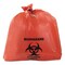 Heritage 24 in. x 23 in. 1.3 mil. 10-Gallon Healthcare Biohazard Printed Can Liners - Red (500/Carton)